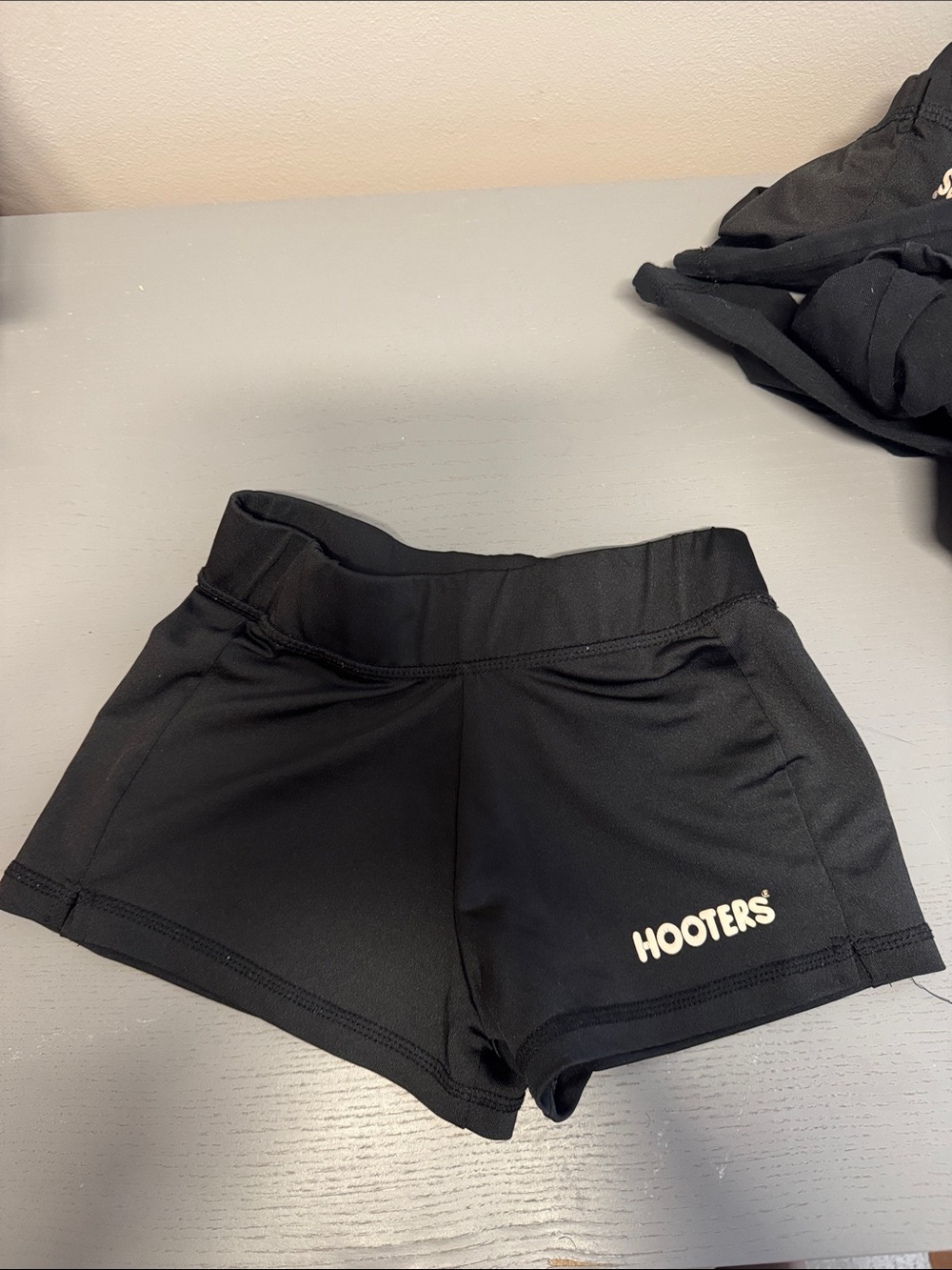 Hooters Black Women's Athletic Shorts with Logo